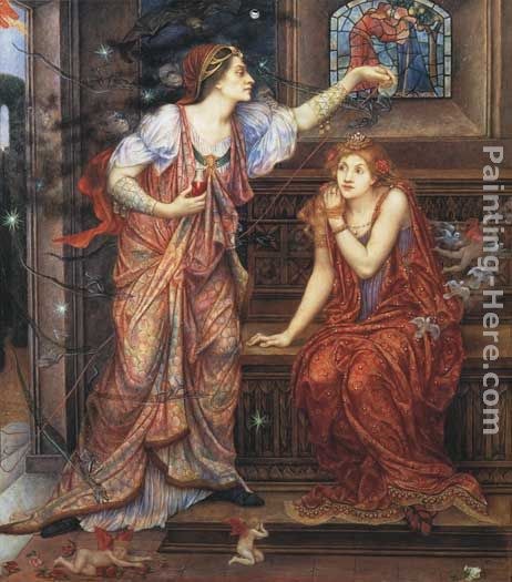 Evelyn de Morgan Queen Eleanor and Fair Rosamund